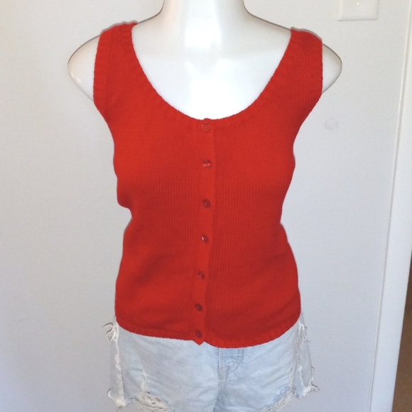 Viral Olivia Rodrigo red sweater vest large - Picture 3 of 8